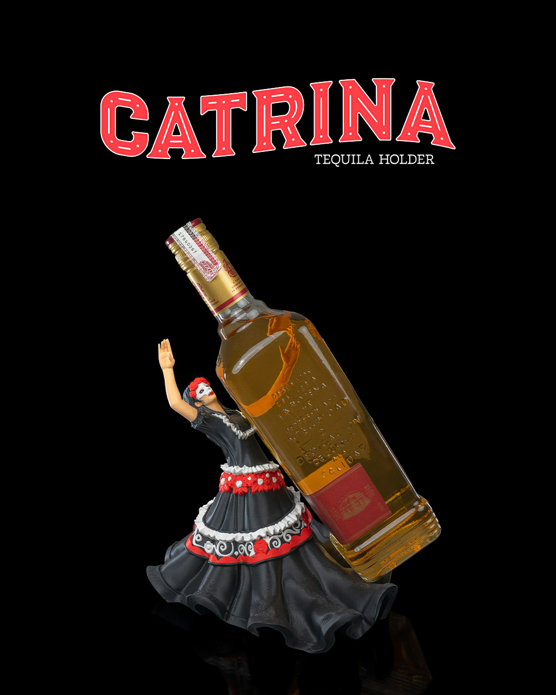 Catrina Tequila Holder